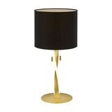 Nandor LED Fabric Table Lamp – Gold