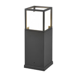 Witham LED Lantern 40cm Outdoor Lamp Post – Anthracite