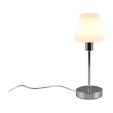 Luis II Glass Table Lamp – Chrome