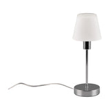 Luis II Glass Table Lamp – Chrome