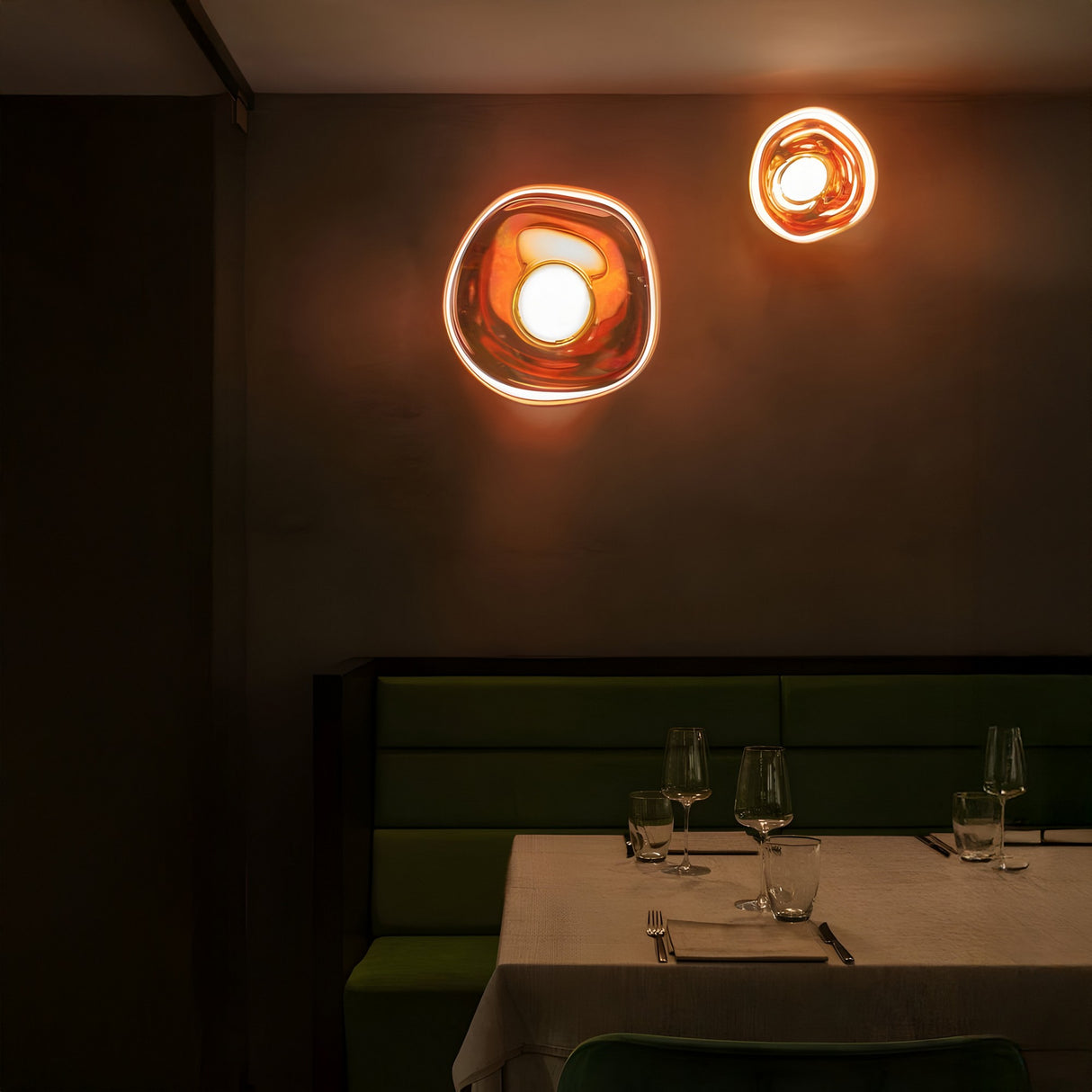 Lava Large LED Wall & Ceiling Light - Copper