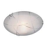 Sandrina Glass Ceiling Light – White