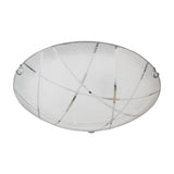 Sandrina 2 Light Glass Ceiling Light – White