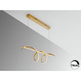Asure Dimmable LED Light Linear Suspension 48W 3000K - Gold