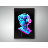 Busto Cyan Bust LED Photography -  80x120