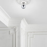Lilly Round Ceiling Light – White