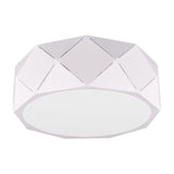 Zandor 3 Light Dome Ceiling Light – Matt White