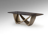 Genesis Dining Table - Bronze and Grey