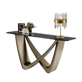 Genesis Console Table - Bronze and Grey
