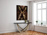Genesis Console Table - Bronze and Grey