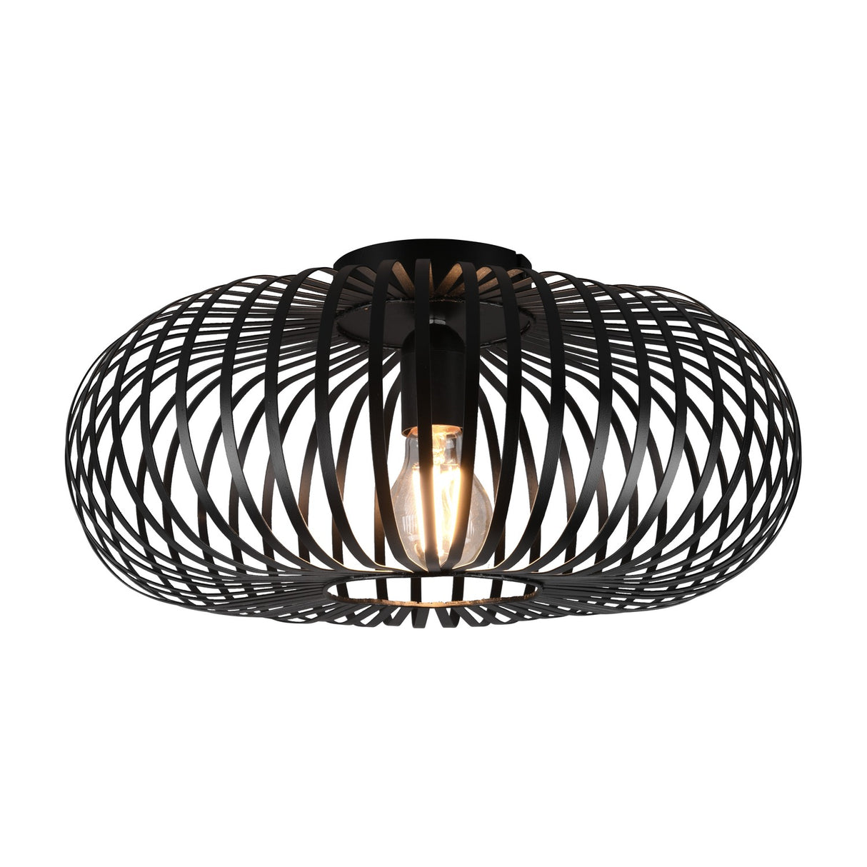 Johann 40cm Ceiling Light – Matt Black