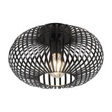 Johann 30cm Ceiling Light – Matt Black