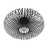 Johann 50cm Ceiling Light – Matt Black