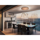 Velos 14 Light Dimmable LED Cluster Pendant - Rose Gold (With Remote Control)