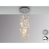 Velos 24 Light Dimmable LED Cluster Pendant - Rose Gold (With Remote Control)