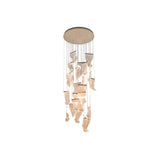Velos 24 Light Dimmable LED Cluster Pendant - Rose Gold (With Remote Control)