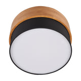 Seasons 2 Light Round Black Ceiling Light – Satin Nickel