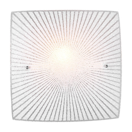Elisa Glass Ceiling Light – Chrome