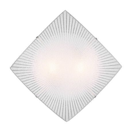 Elisa 2 Light Glass Ceiling Light – Chrome