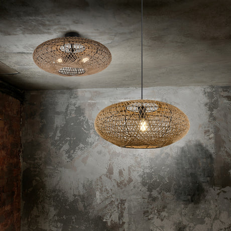 Hedda 2 Light Ceiling Light – Matt Black