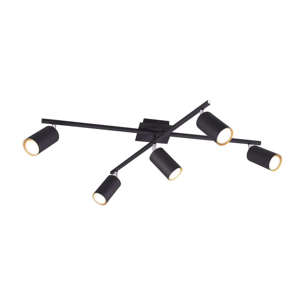 Marley 5 Light Ceiling Light – Matt Black
