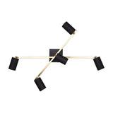 Marley 5 Light Ceiling Light – Black & Gold
