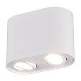 Cookie 2 Light Ceiling Light – Matt White