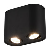 Cookie 2 Light Ceiling Light – Matt Black