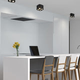 Cookie 2 Light Ceiling Light – Matt Black