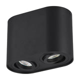 Cookie 2 Light Ceiling Light – Matt Black