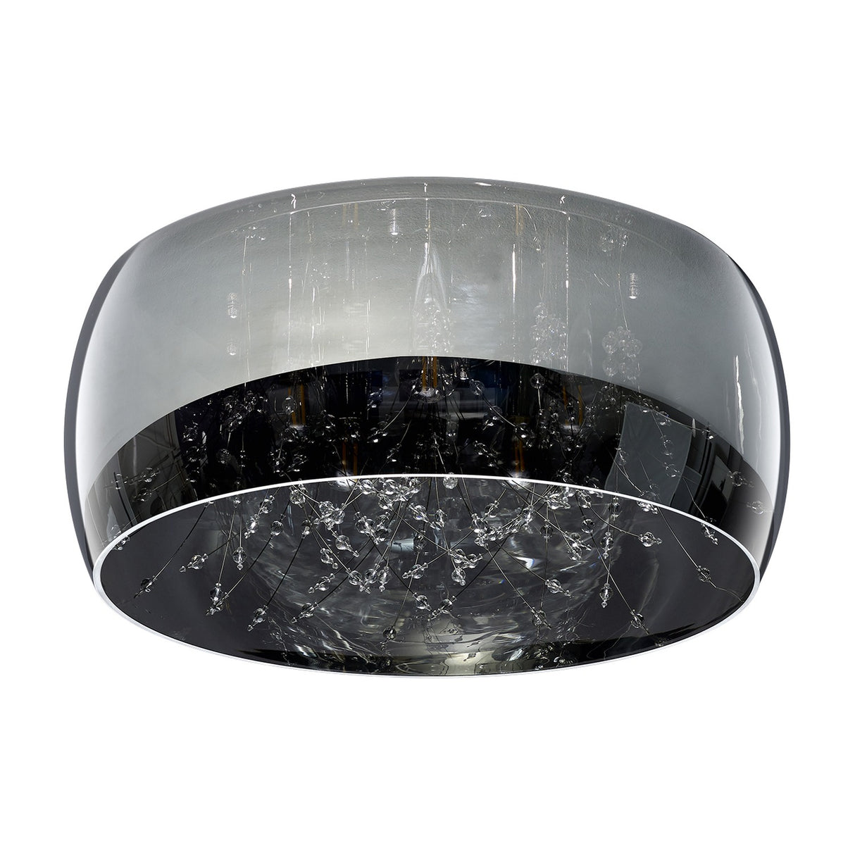 Crystel Glass Ceiling Light – Chrome