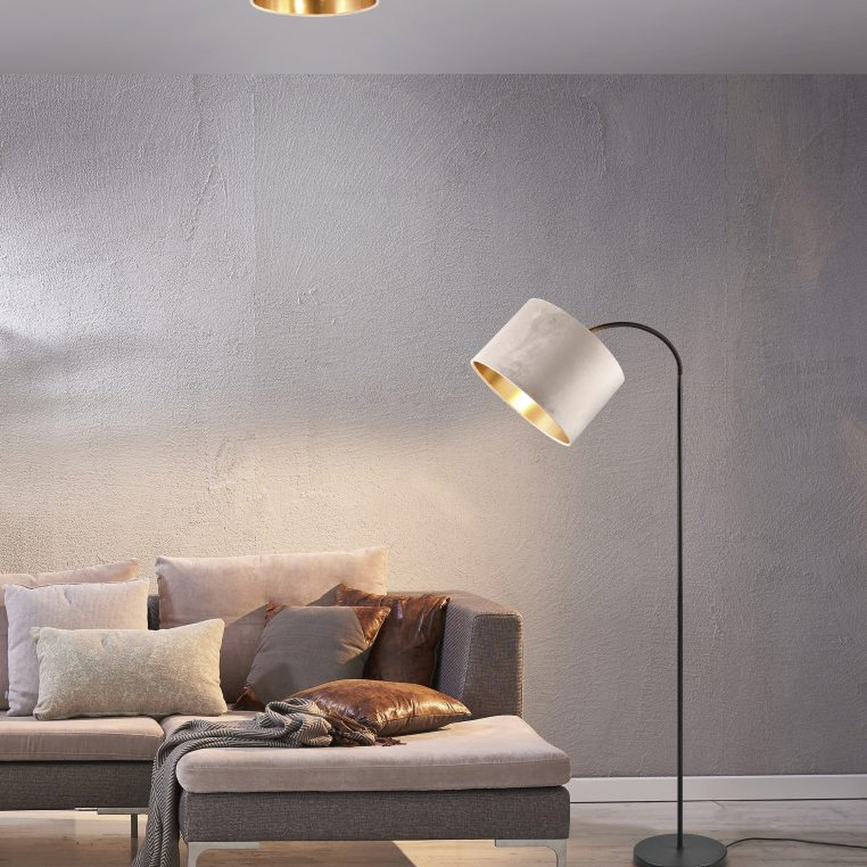 Julieta 2 Light Round Ceiling Light – Fawn