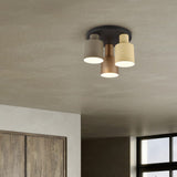 Agudo 3 Light Round Ceiling Light – Multicoloured