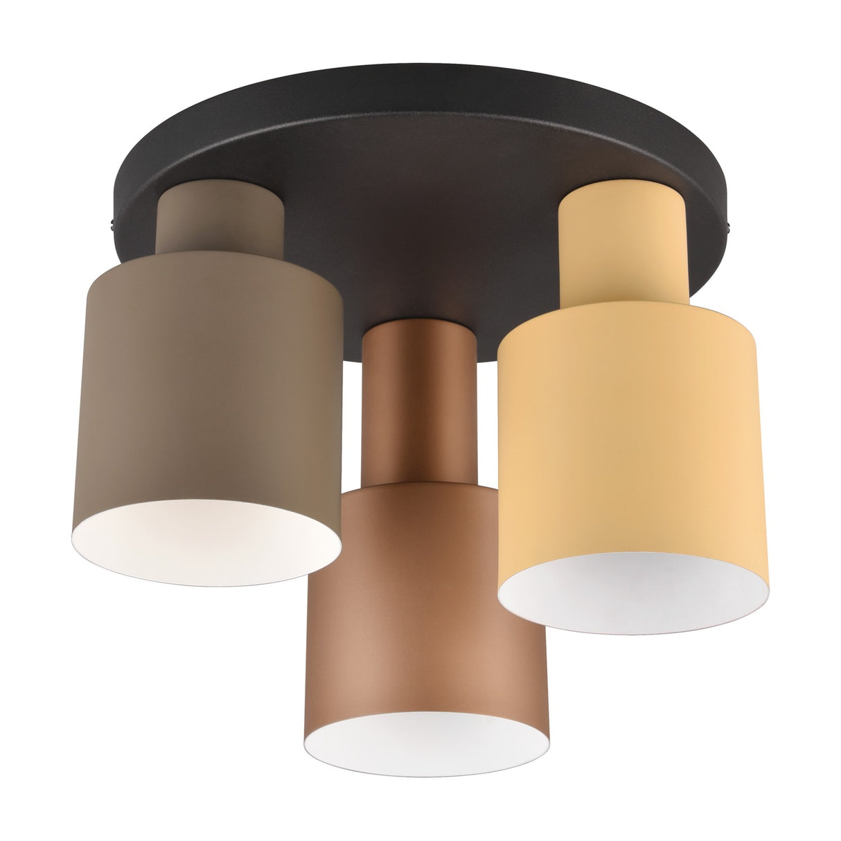 Agudo 3 Light Round Ceiling Light – Multicoloured