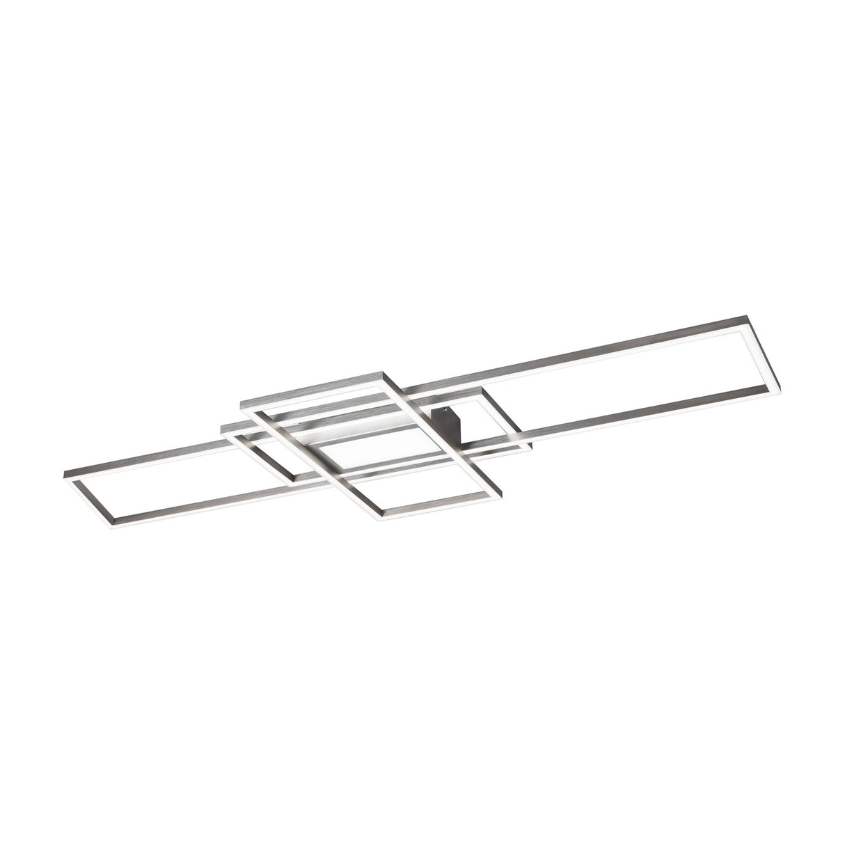 Irvine 3 Light LED Square Ceiling Light – Satin Nickel