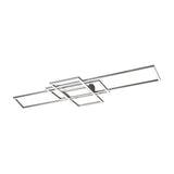Irvine 3 Light LED Square Ceiling Light – Satin Nickel