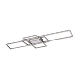 Irvine 3 Light LED Square Ceiling Light – Satin Nickel
