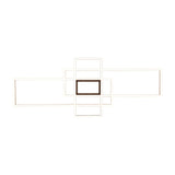 Irvine 3 Light LED Square Ceiling Light – Satin Brass