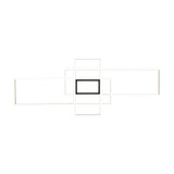 Irvine 3 Light LED Square Ceiling Light – Satin Brass