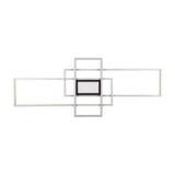 Irvine 3 Light LED Square Ceiling Light – Satin Brass