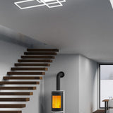 Irvine 3 Light LED Square Ceiling Light – Matt White