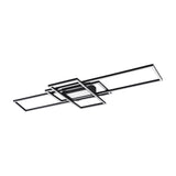 Irvine 3 Light LED Square Ceiling Light – Anthracite