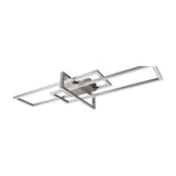 Salinas 3 Light 100cm LED Chandelier – Satin Nickel