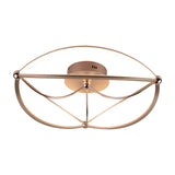 Charivari LED Round Ceiling Light – Satin Brass