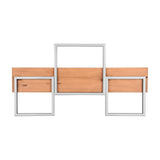 Harper 65cm LED Wooden Ceiling Light – Matt Black