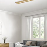 Brad LED Linear Ceiling Light – Wood