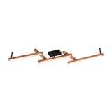 Bellari 3 Light LED Up Down Linear Ceiling Light – Wood