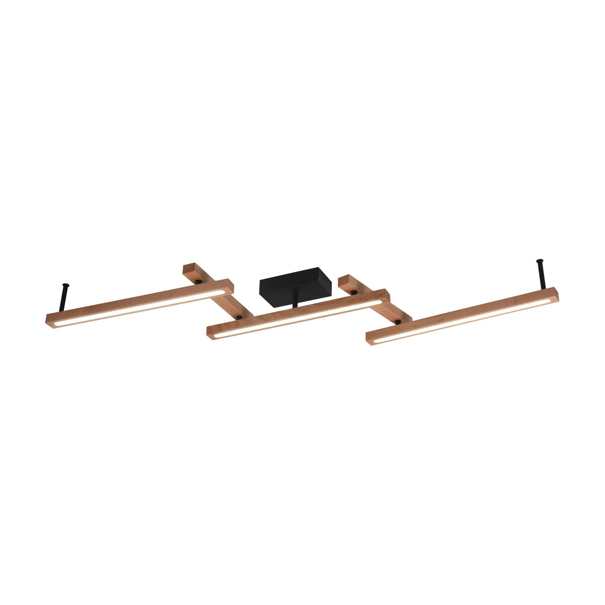 Bellari 3 Light LED Up Down Linear Ceiling Light – Wood