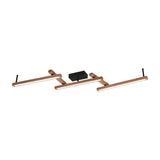 Bellari 3 Light LED Up Down Linear Ceiling Light – Wood
