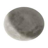 Lunar LED Remote Control Glass Round Ceiling Light – White